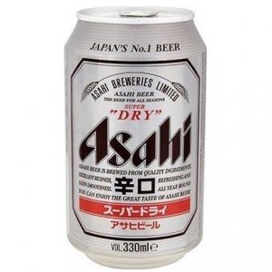 Bia Asahi lon 330ml