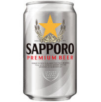 Bia Sapporo 5% lon 330ml