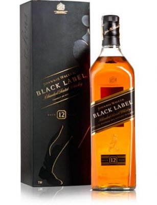 Rượu Johnnie Walker black label nhãn đen