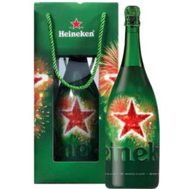 Bia Heineken Magnum Hà Lan chai thủy tinh nút bần 1,5lit