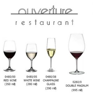 Riedel Ouverture restaurant glass
