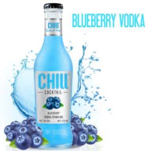 Chill Cocktail Blueberry Vodka Sparkling