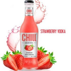 Chill Cocktail Strawberry Vodka Sparkling