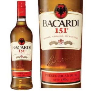 Rượu rum Bacardi 151